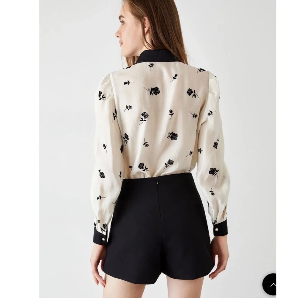 J.ing Mariela White Bow Blouse - Picture 5 of 7